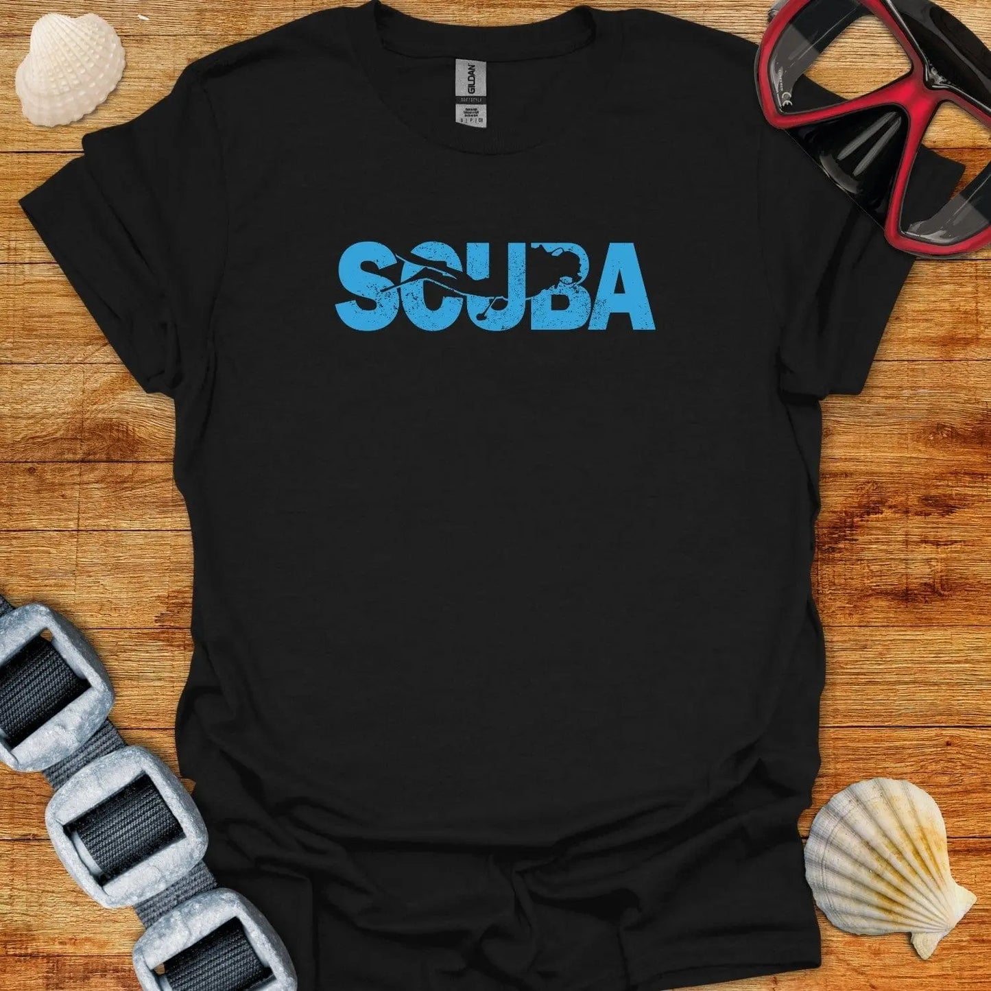 T-Shirt Black / XS Scuba