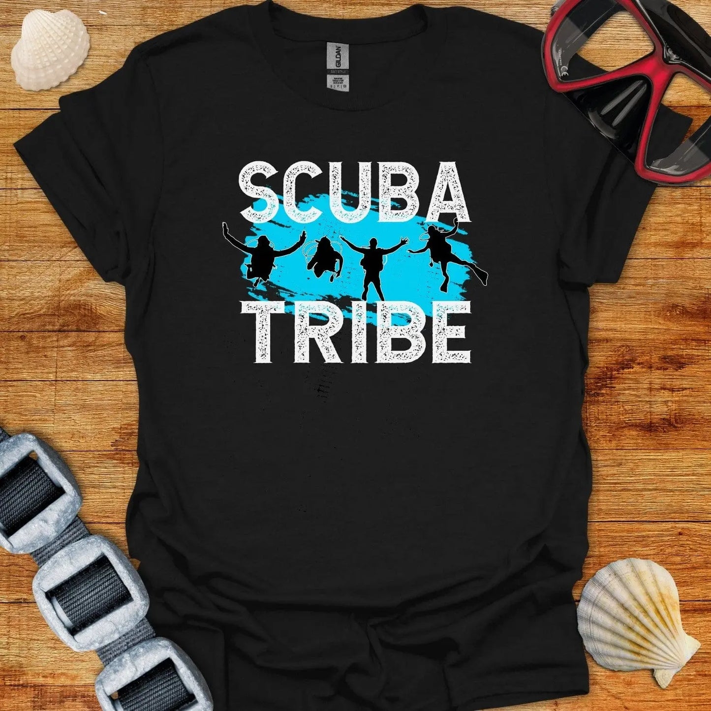 T-Shirt Black / XS Scuba Tribe