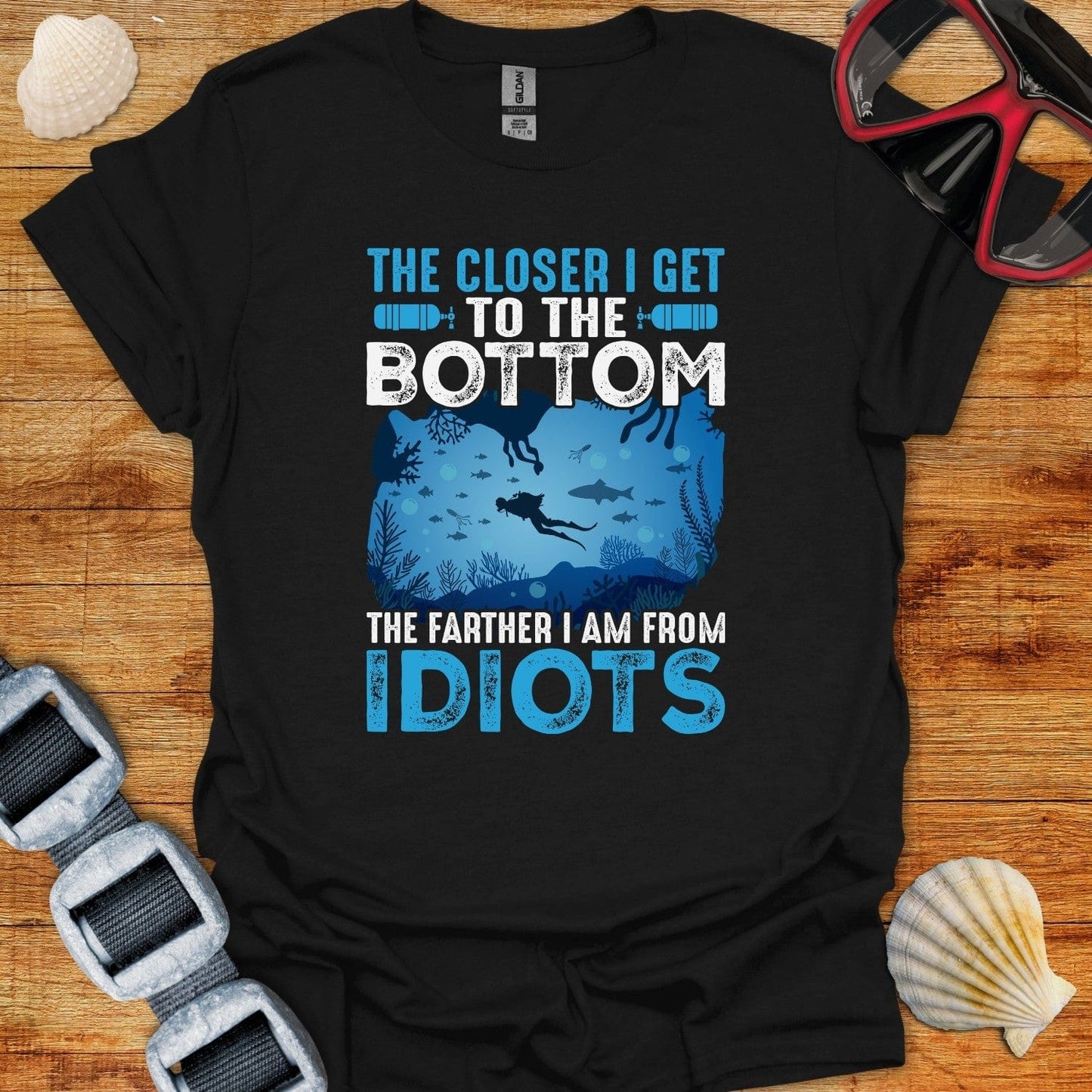 T-Shirt Black / XS The Closer To The Bottom