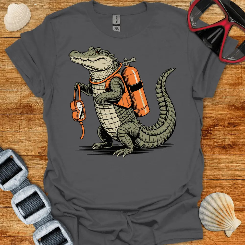 T-Shirt Charcoal / S Alligator Diver T-Shirt