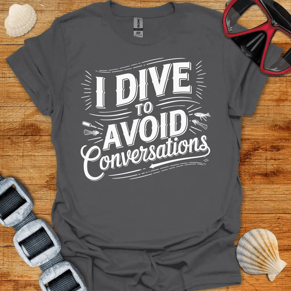 T-Shirt Charcoal / S Avoid-Conversations T-Shirt