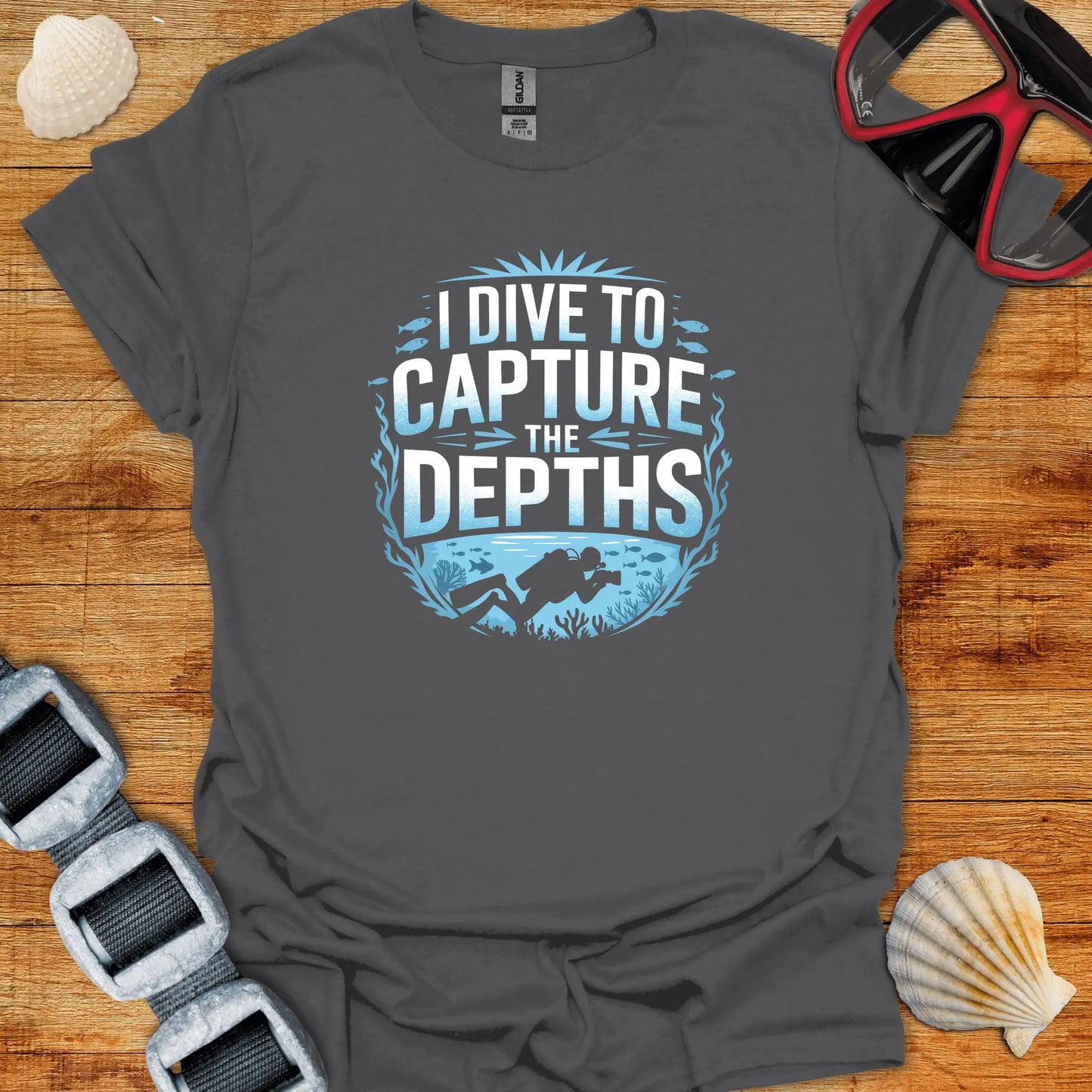 T-Shirt Charcoal / S Capture The Depths T-Shirt