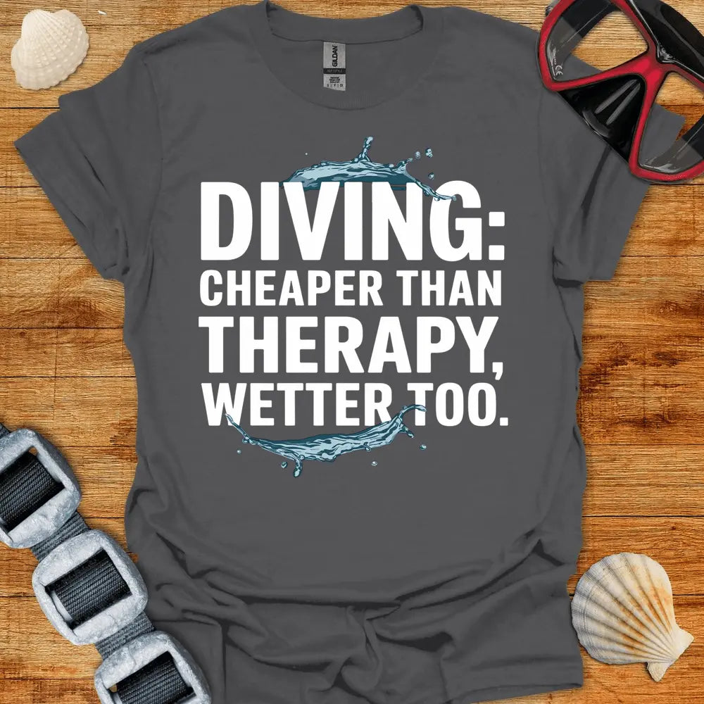 T-Shirt Charcoal / S Cheaper Than Therapy T-Shirt