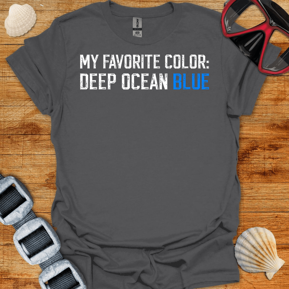 T-Shirt Charcoal / S Deep Ocean Blue T-Shirt