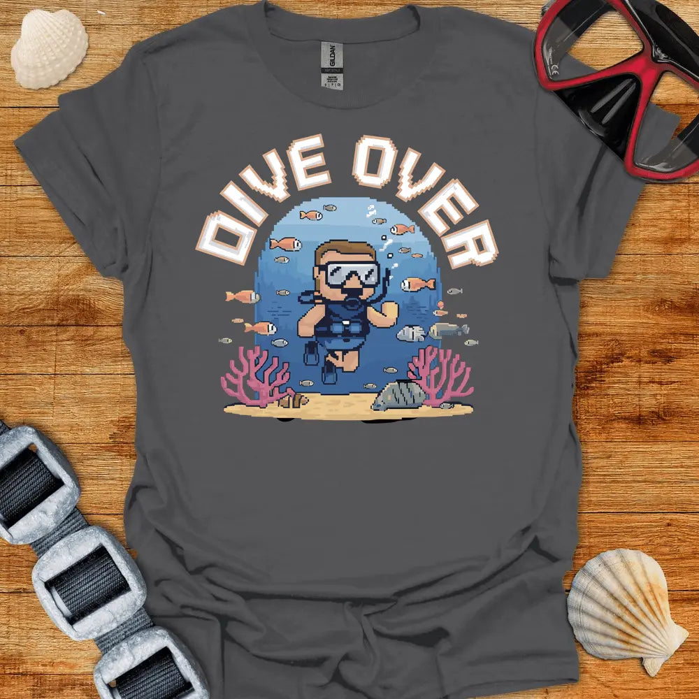 T-Shirt Charcoal / S Dive Over Retro T-Shirt