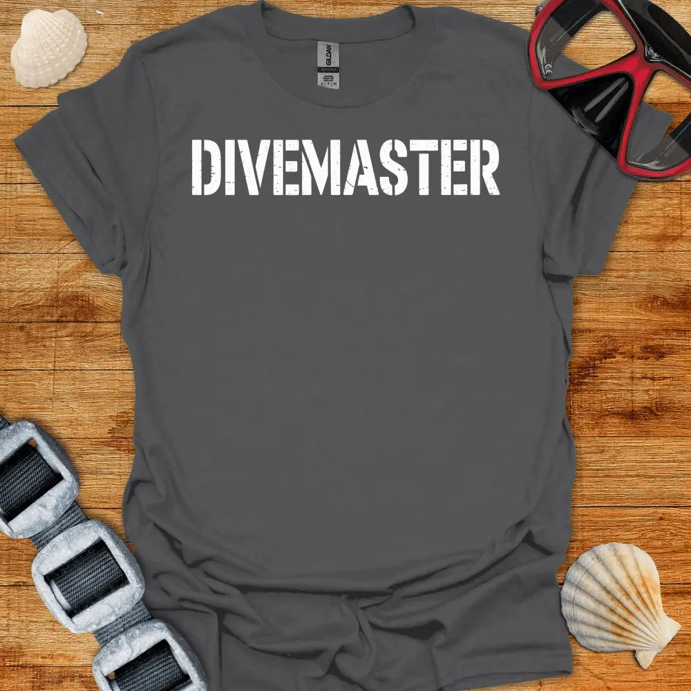 T-Shirt Charcoal / S Divemaster Stamp T-Shirt