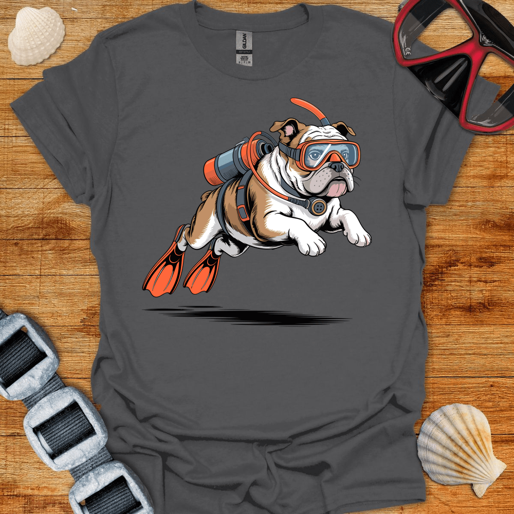 T-Shirt Charcoal / S Diving Bulldog T-Shirt