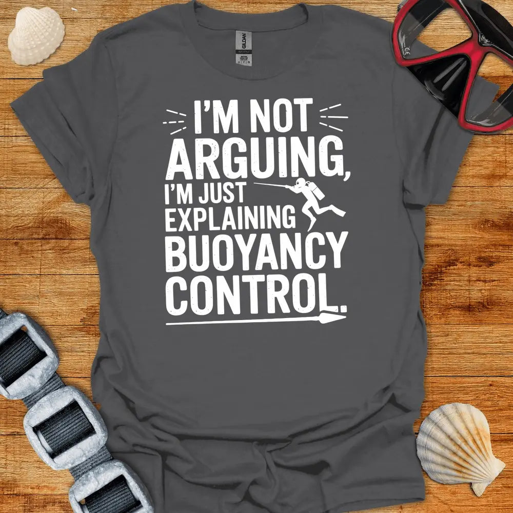 T-Shirt Charcoal / S Explaining Buoyancy T-Shirt 2