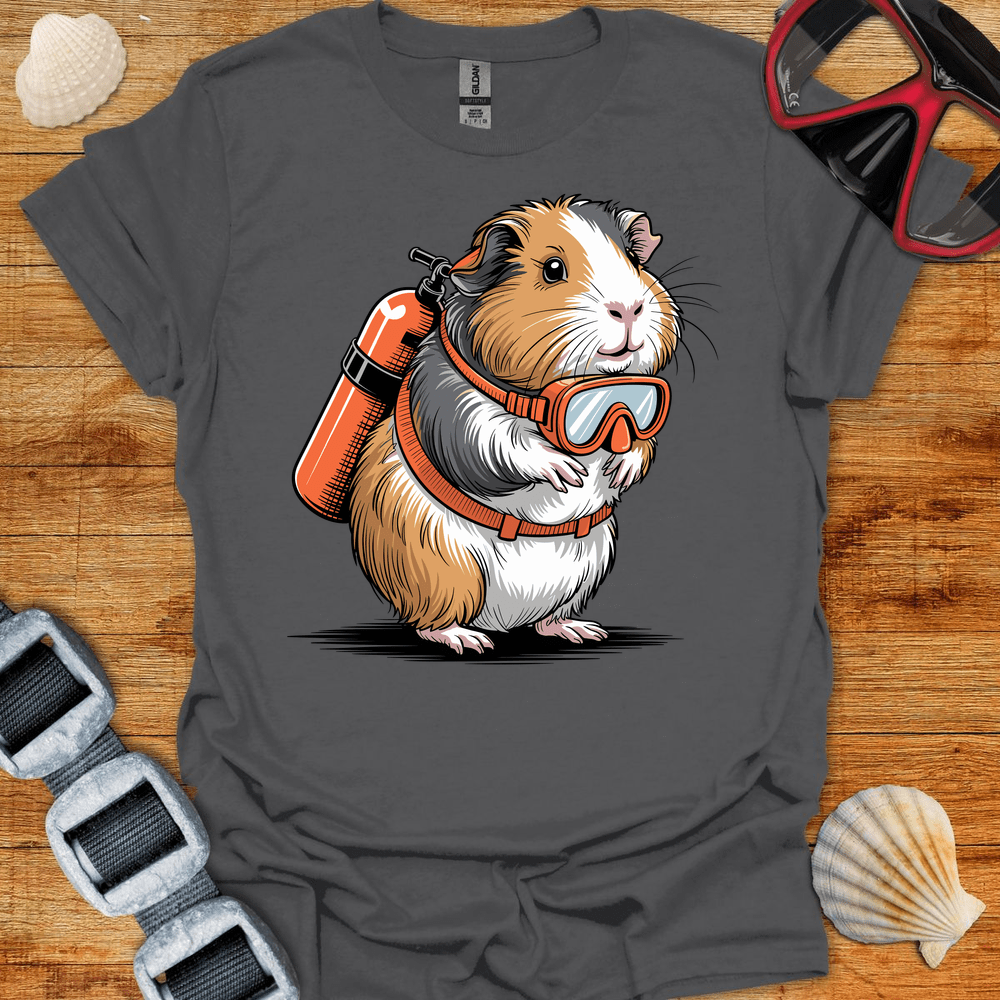 T-Shirt Charcoal / S Guinea Pig Diver T-Shirt