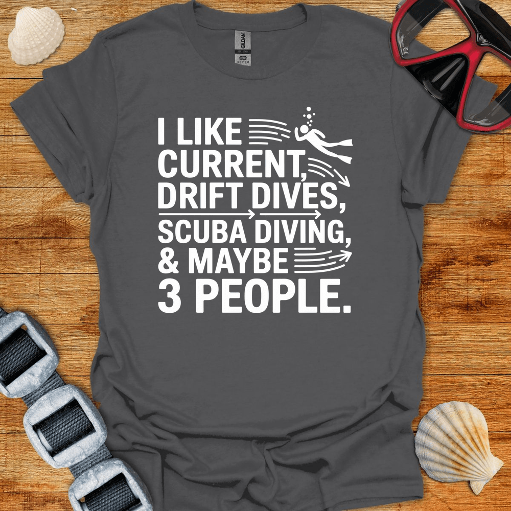 T-Shirt Charcoal / S I Like Current T-Shirt