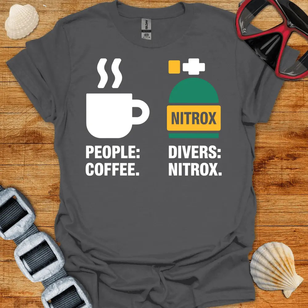 T-Shirt Charcoal / S I Like Sharks