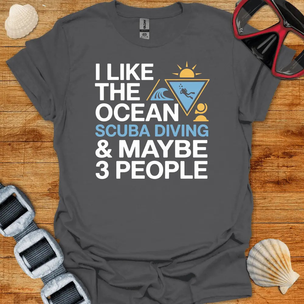 T-Shirt Charcoal / S I Like The Ocean T-Shirt