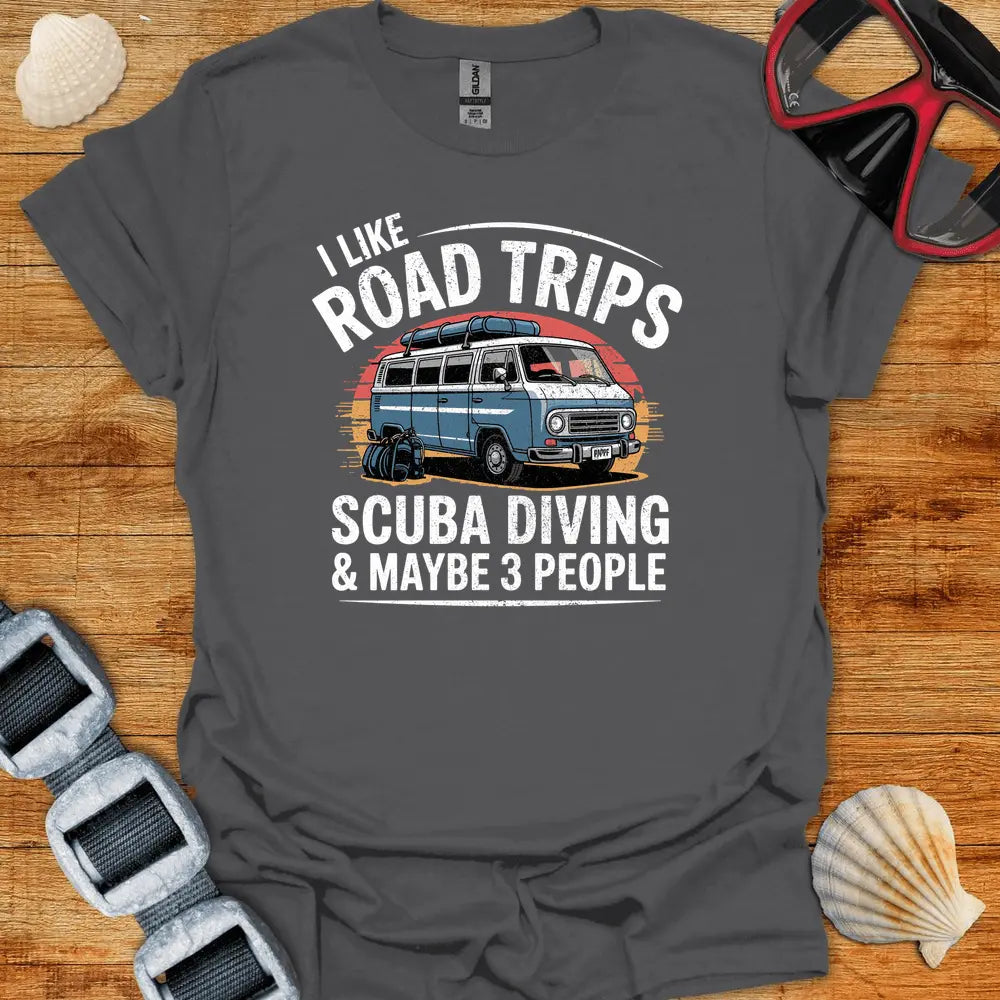 T-Shirt Charcoal / S Like Road Trips T-Shirt