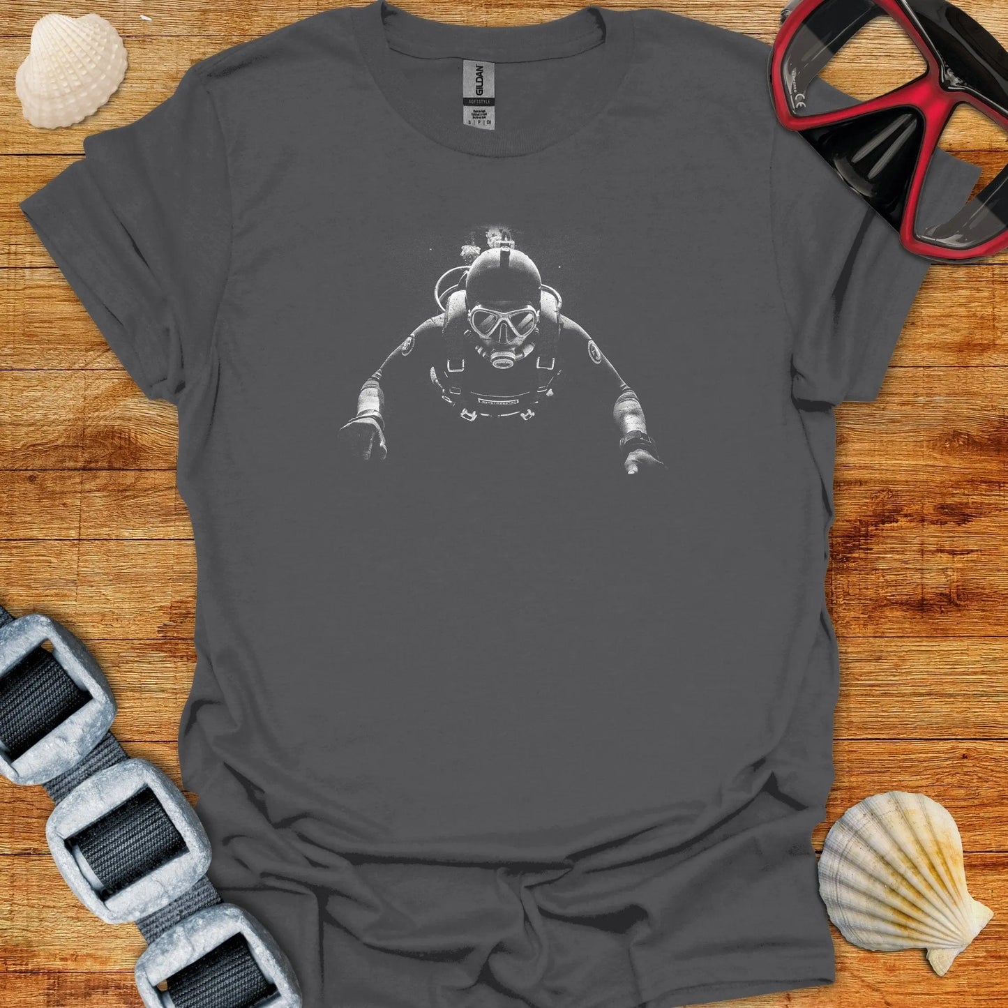 T-Shirt Charcoal / S Night Dive T-Shirt