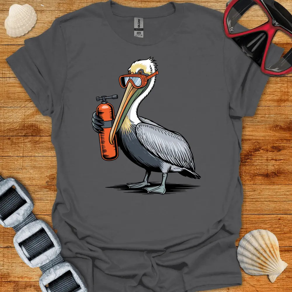 T-Shirt Charcoal / S Pelican Diver T-Shirt