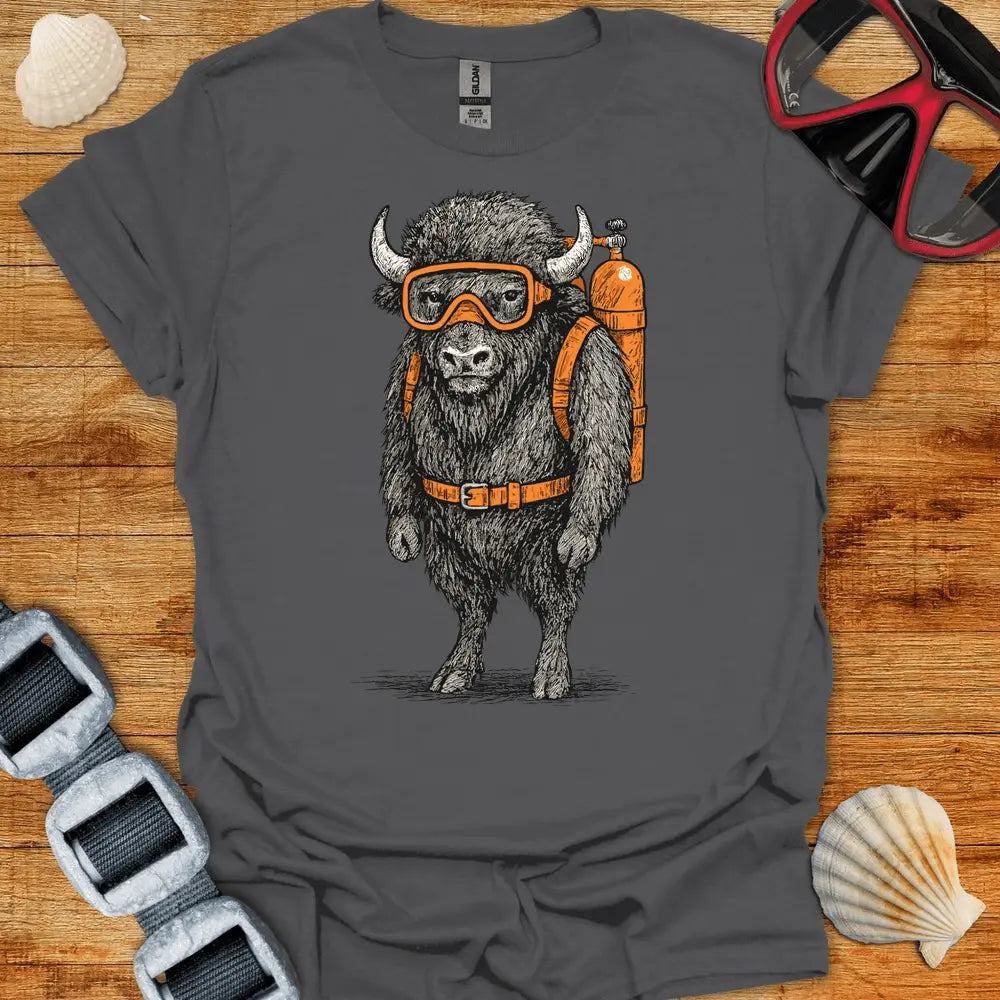 T-Shirt Charcoal / S Scuba Byson T-Shirt