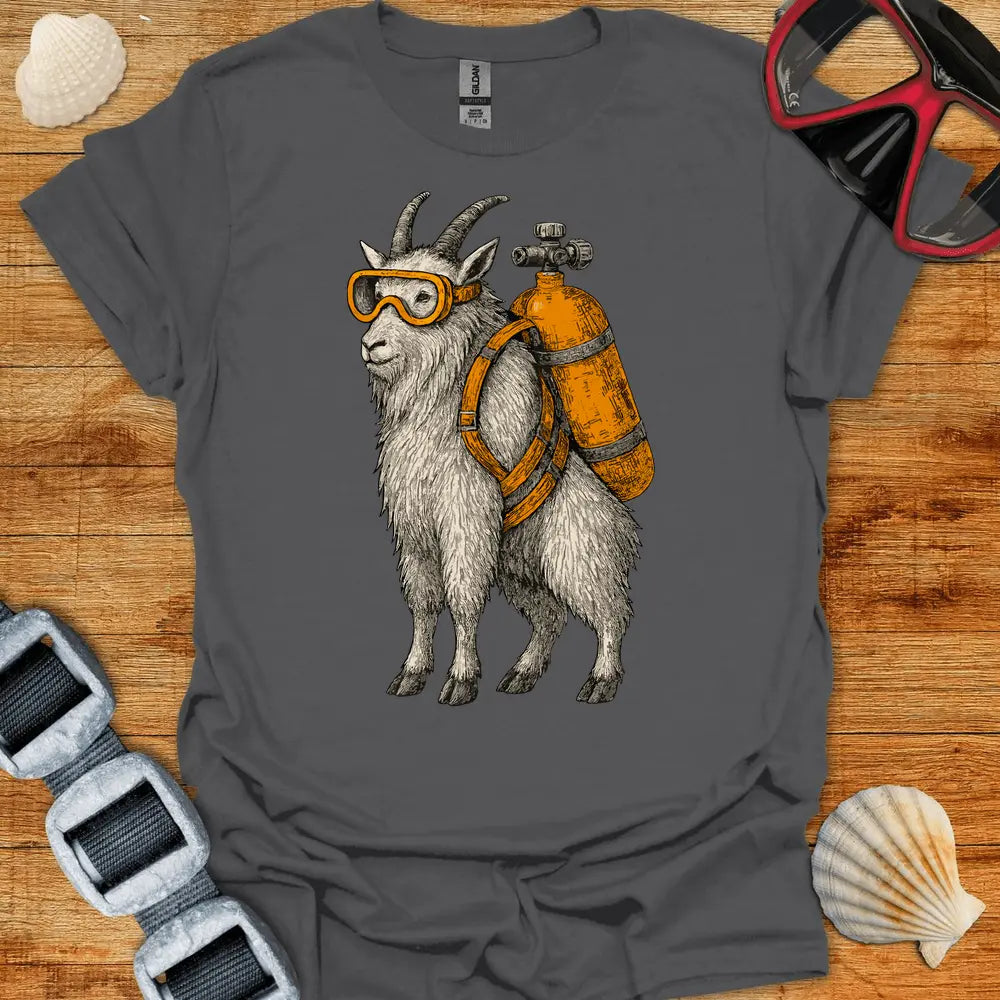 T-Shirt Charcoal / S Scuba Goat T-Shirt