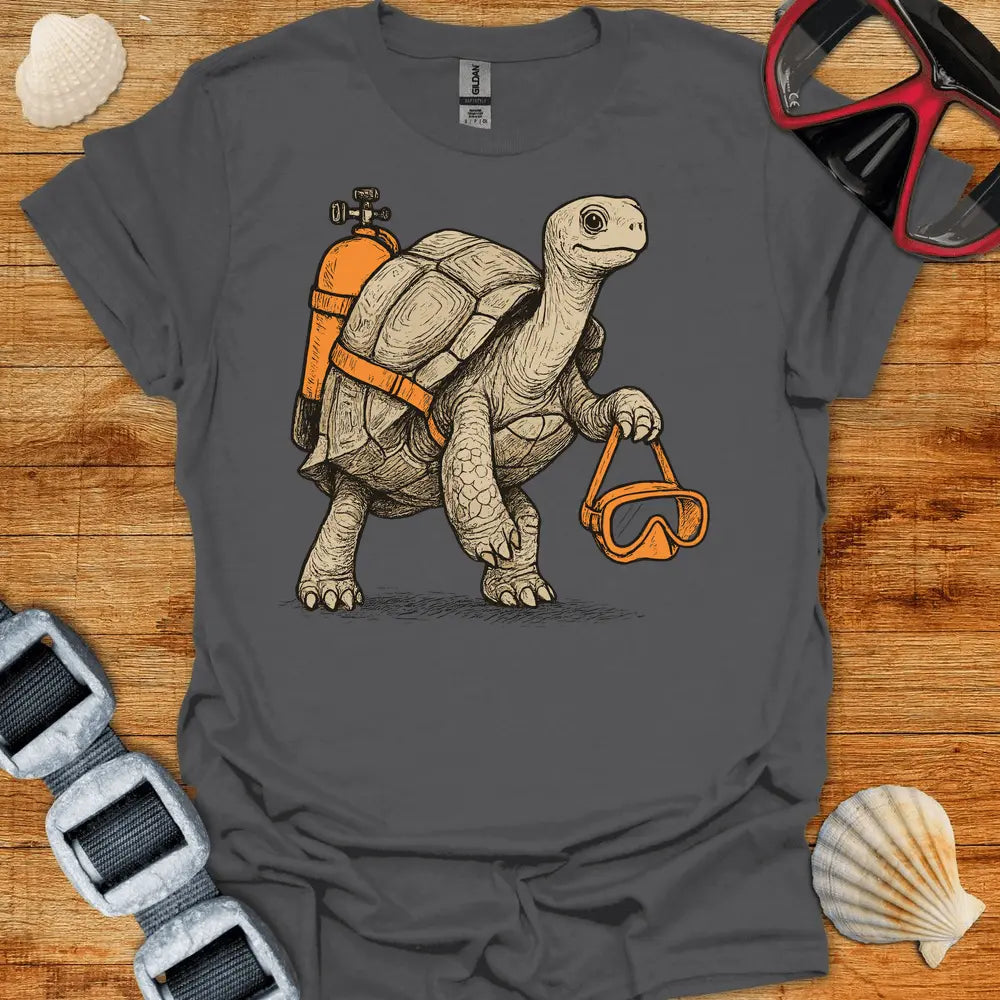 T-Shirt Charcoal / S Scuba Tortoise T-Shirt