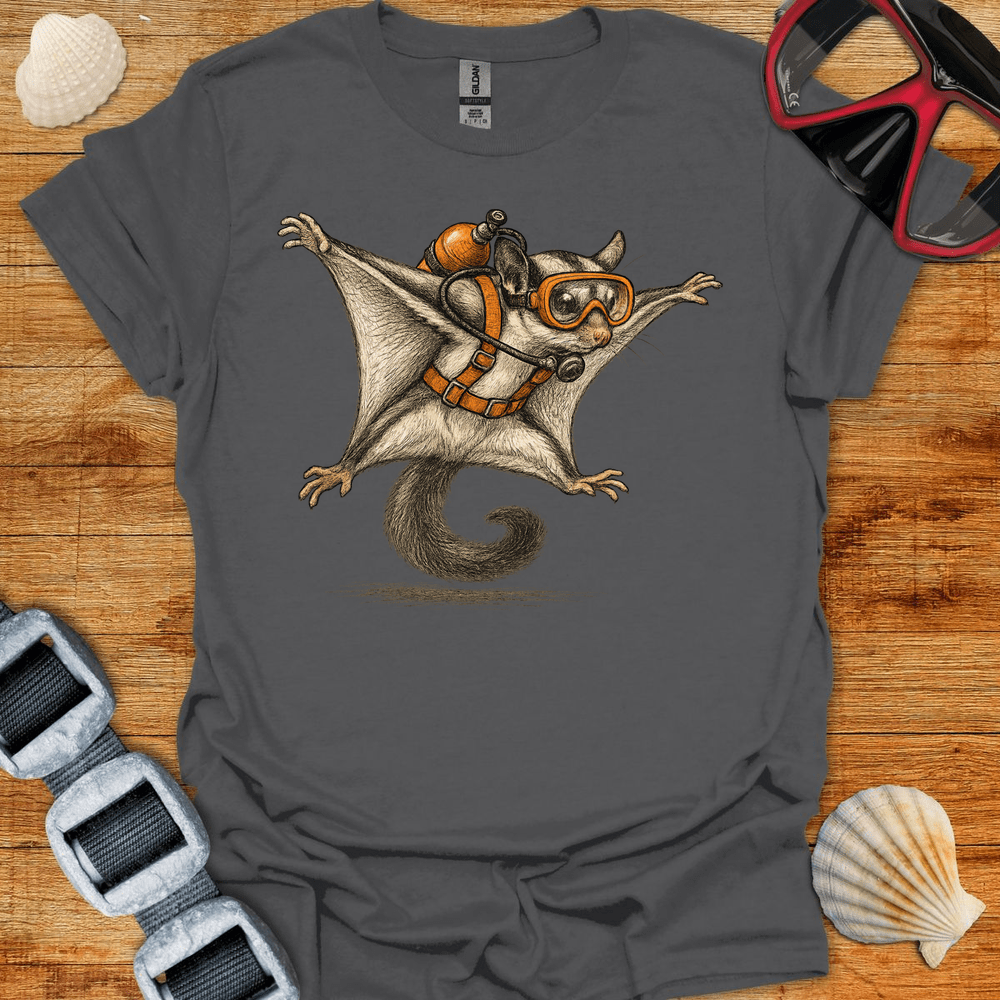 T-Shirt Charcoal / S Sugar Glider Diver T-Shirt