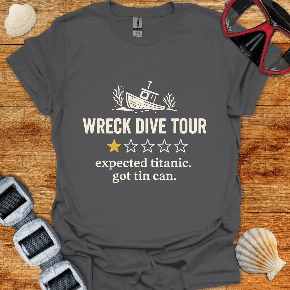 T-Shirt Charcoal / S Wreck Tour Review T-Shirt