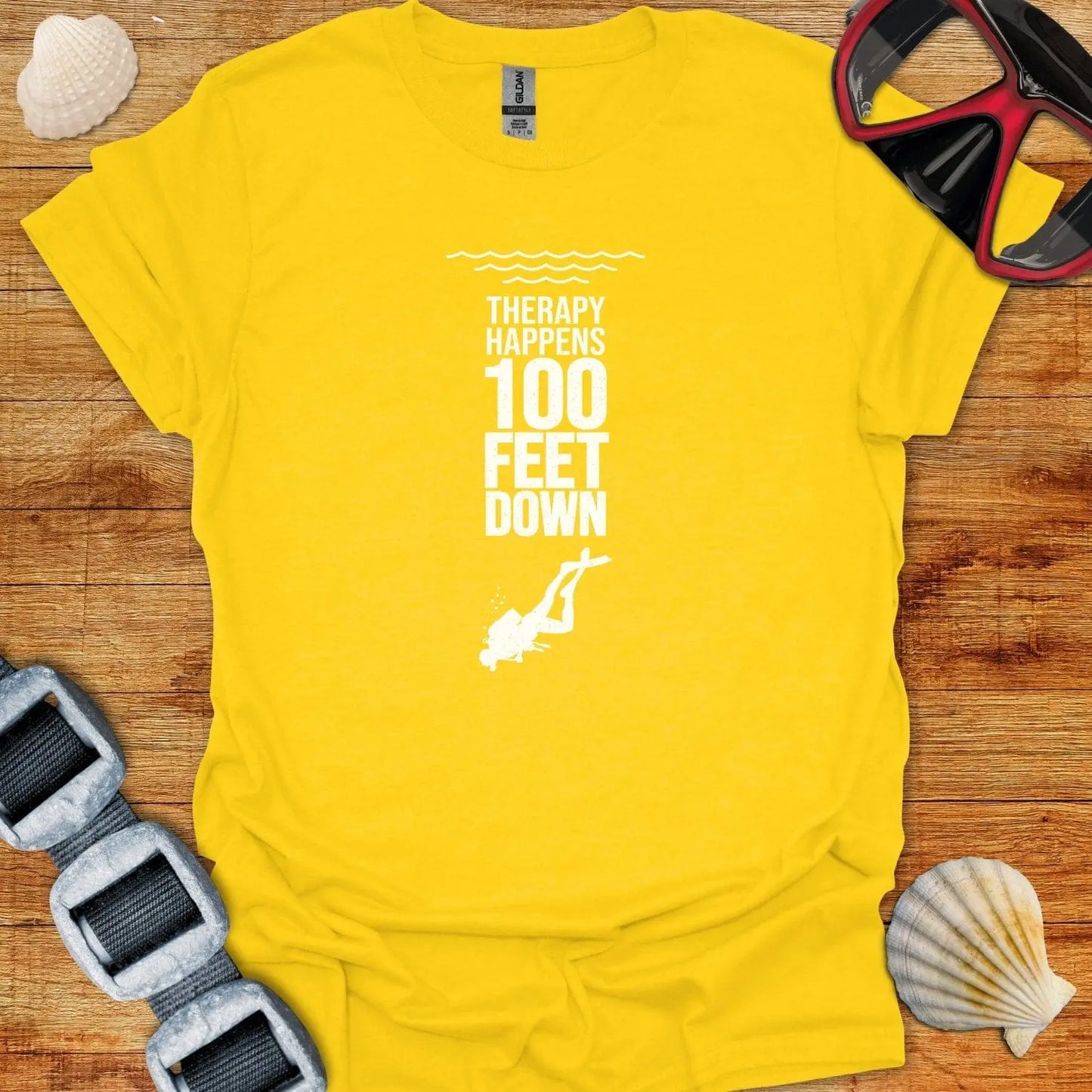 T-Shirt Daisy / S 100 Feet Down