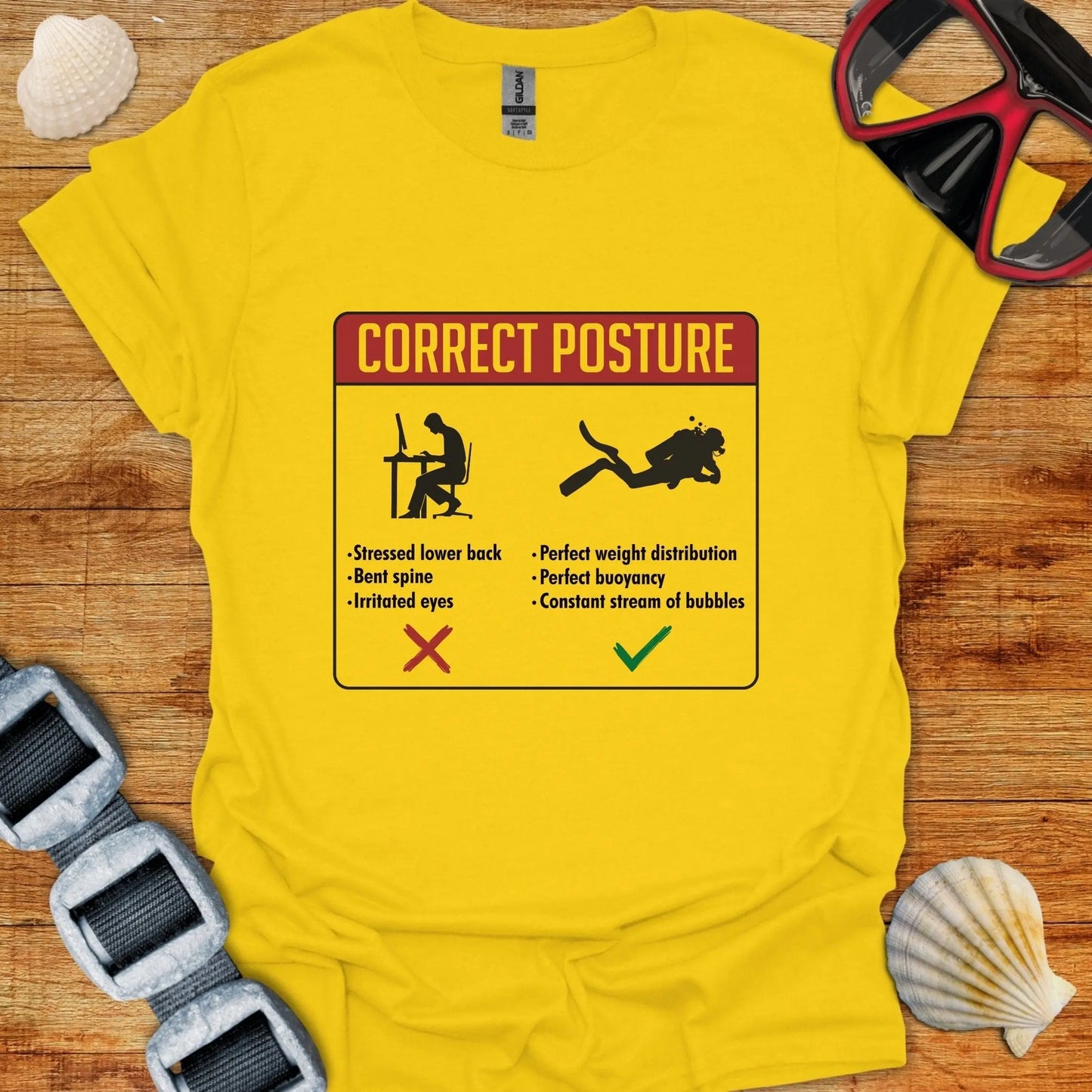 T-Shirt Daisy / S Correct Posture T-Shirt