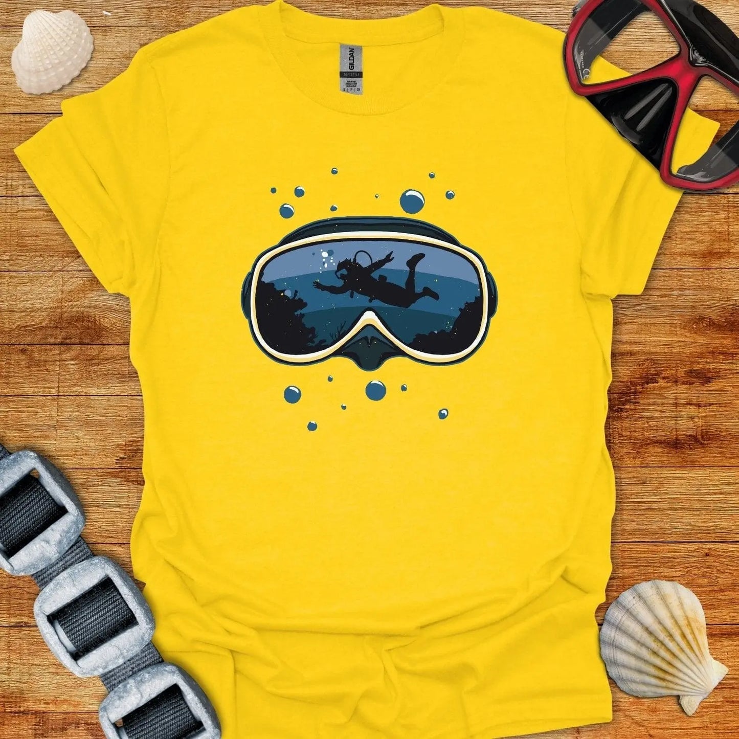 T-Shirt Daisy / S Dive Mask T-Shirt