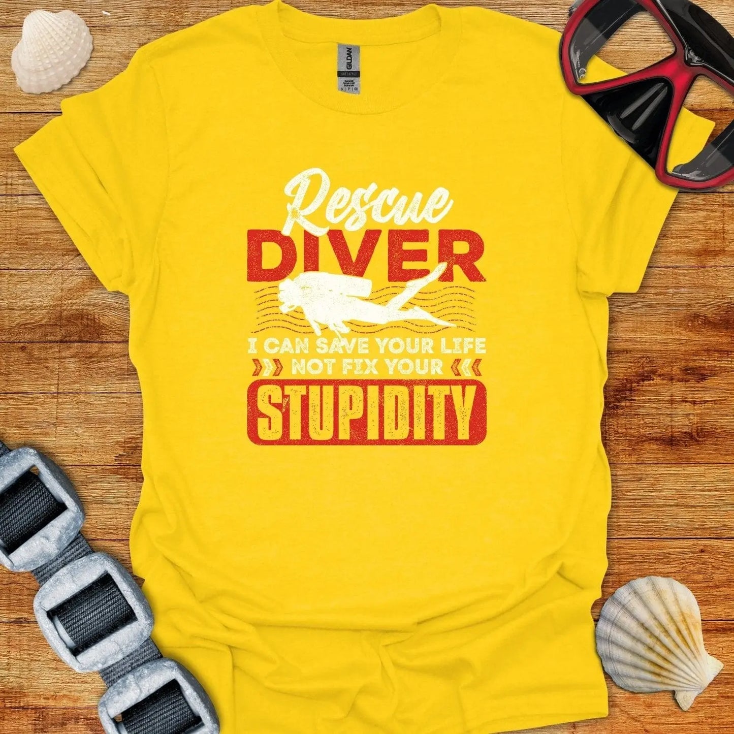 T-Shirt Daisy / S Rescue Diver