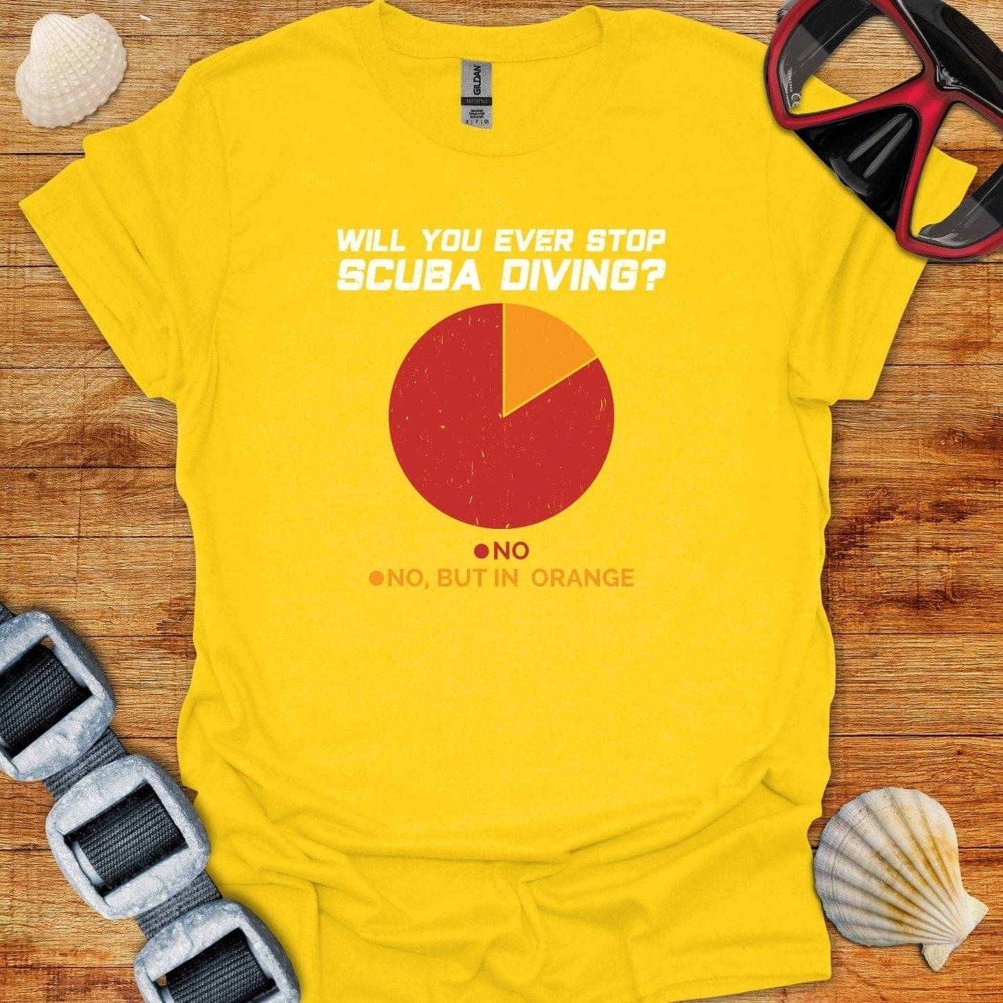 T-Shirt Daisy / S Stop Diving No