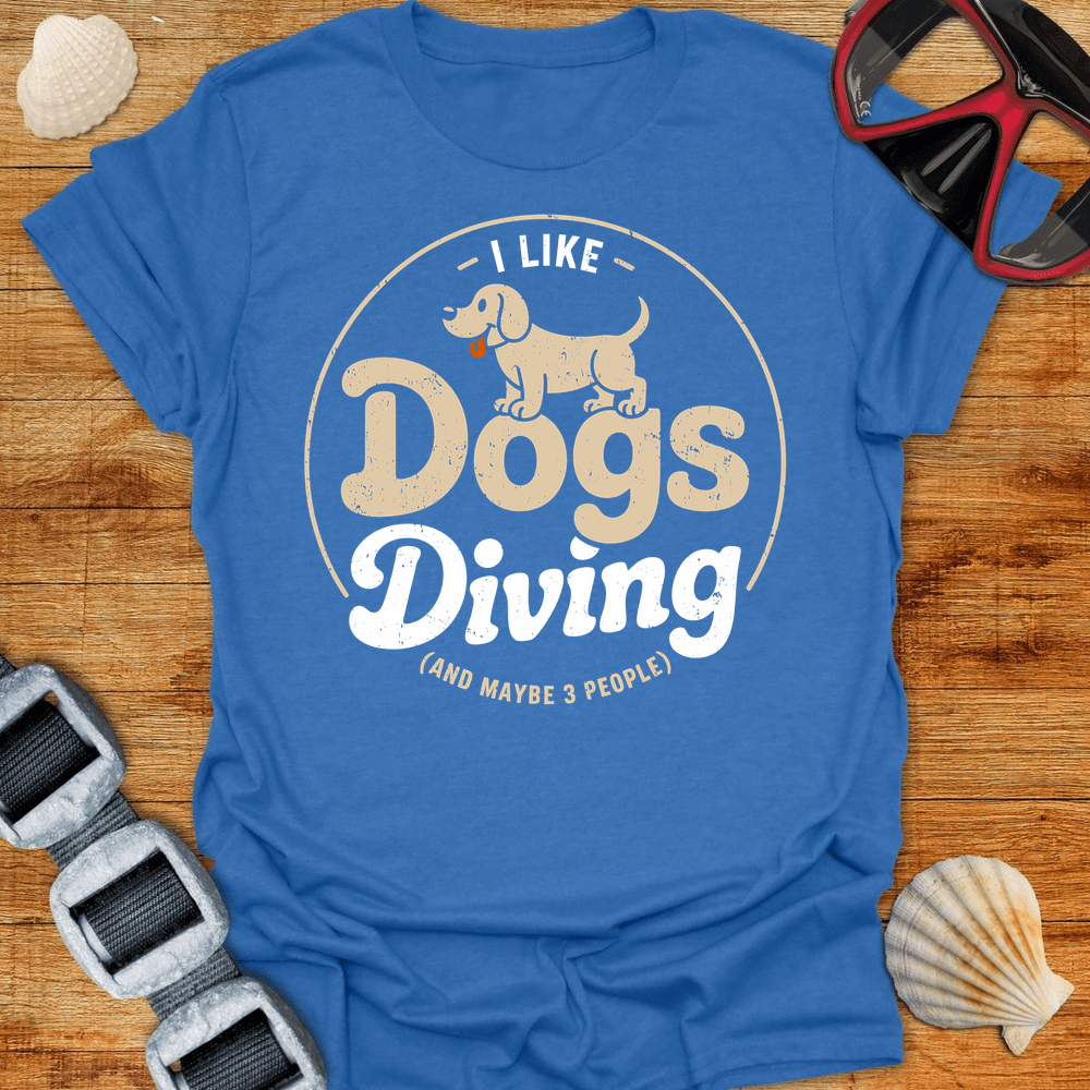 T-Shirt Heather Royal / S Dogs & Diving T-Shirt