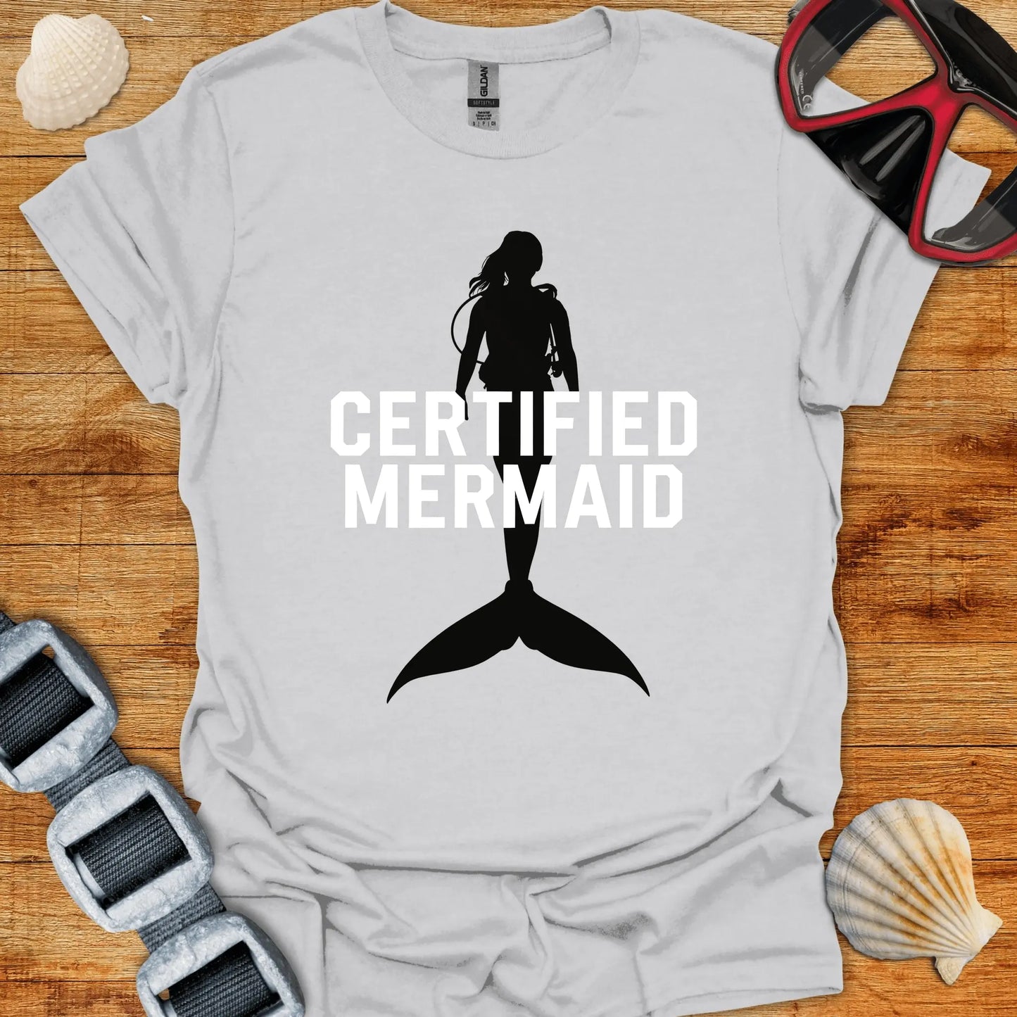 T-Shirt Ice Grey / S Certified Mermaid T-Shirt D