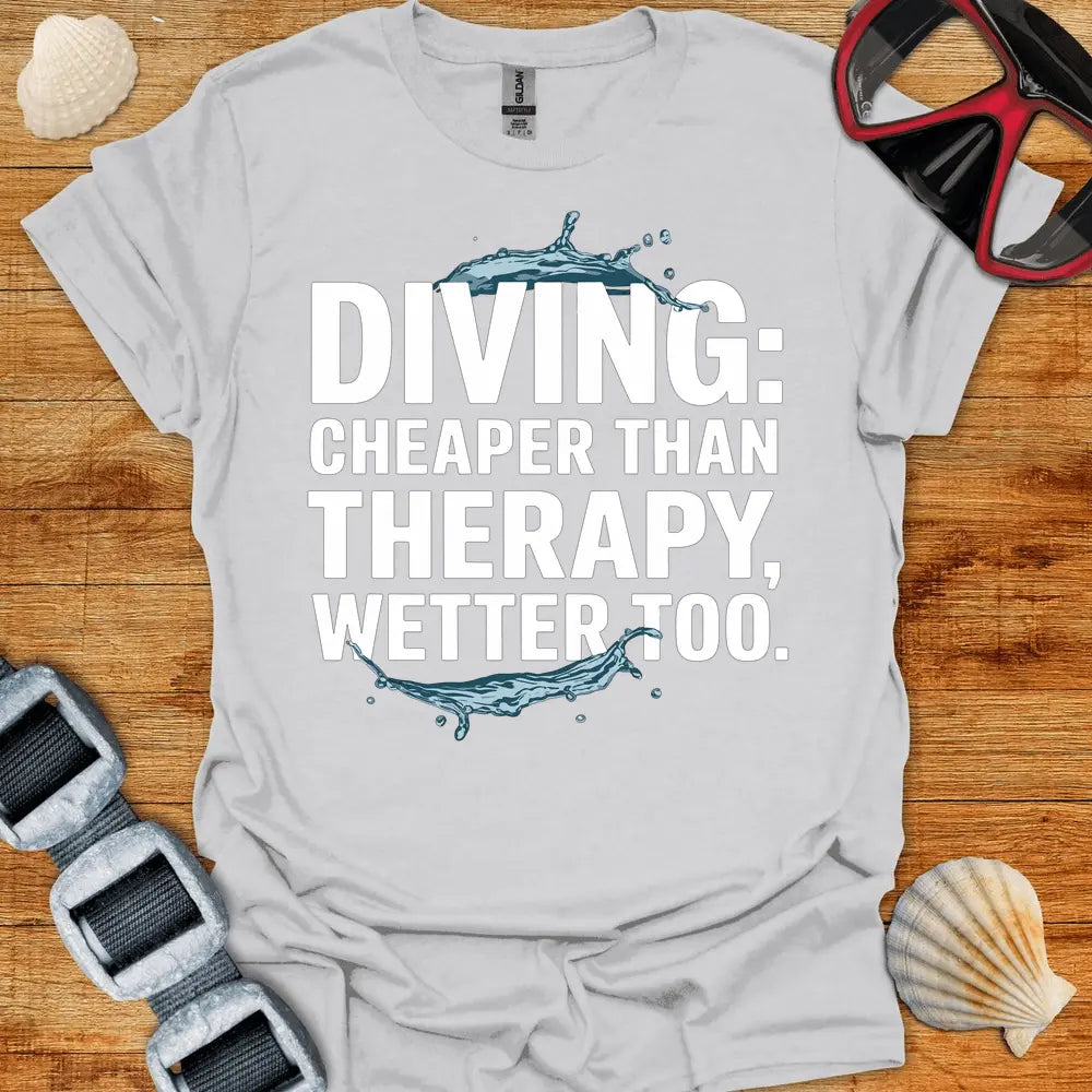 T-Shirt Ice Grey / S Cheaper Than Therapy T-Shirt