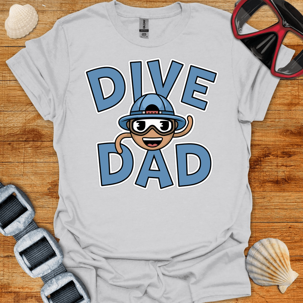 T-Shirt Ice Grey / S Dive Dad T-Shirt