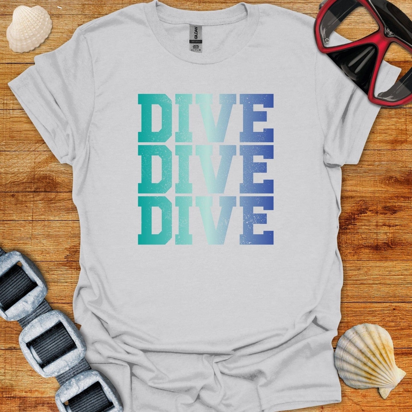 T-Shirt Ice Grey / S Dive Dive Dive