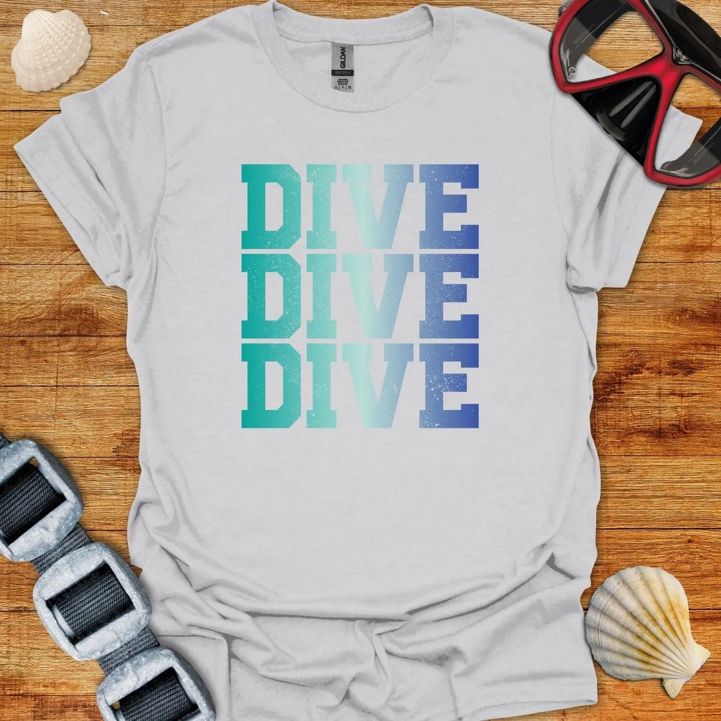 T-Shirt Ice Grey / S Dive Dive Dive