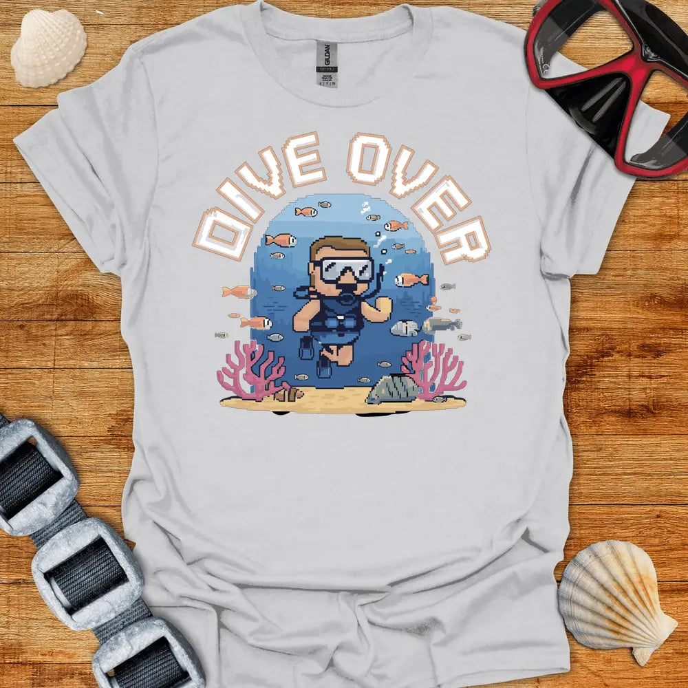 T-Shirt Ice Grey / S Dive Over Retro T-Shirt