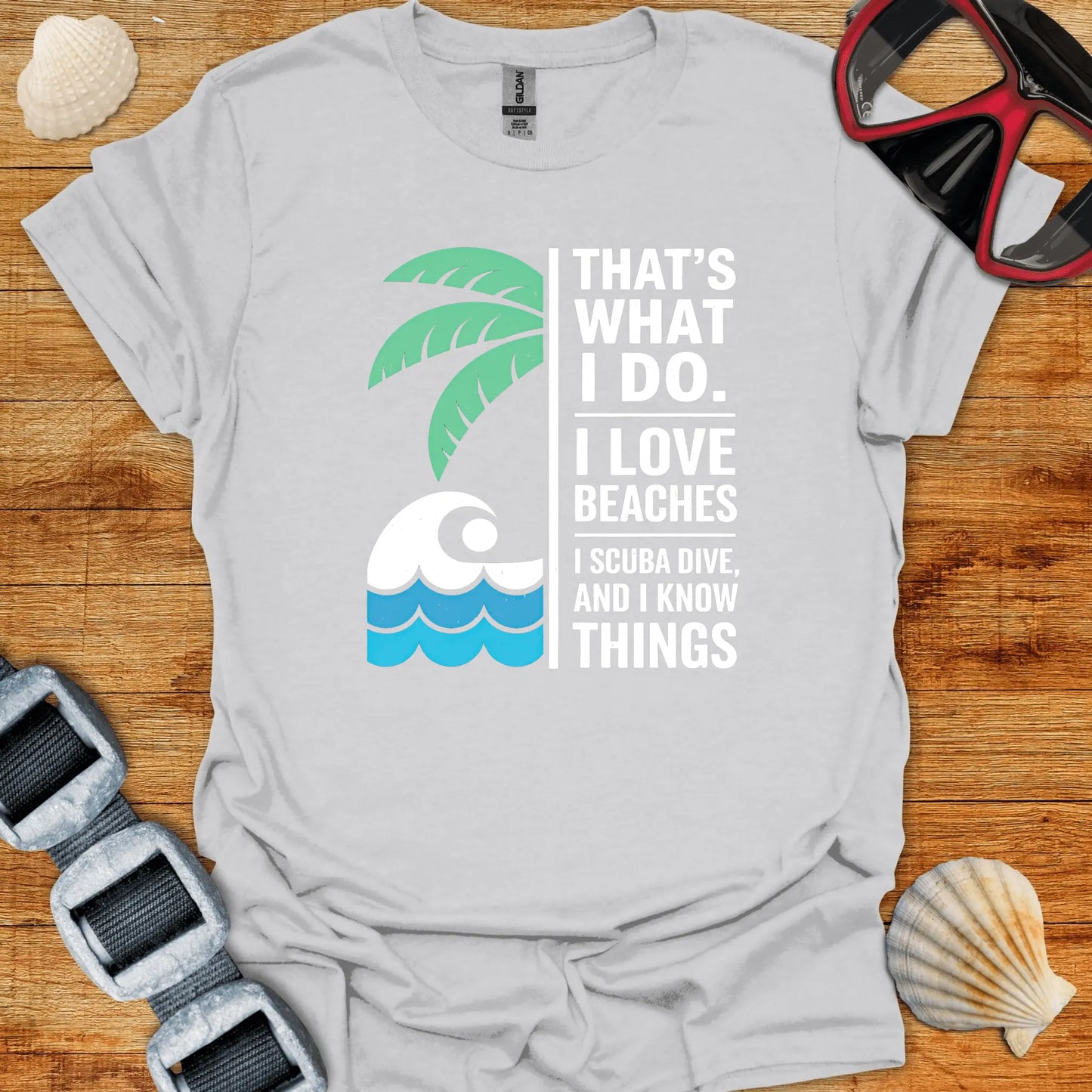 T-Shirt Ice Grey / S Do Beach & Dive T-Shirt