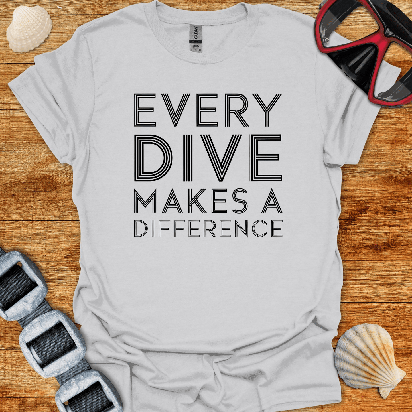 T-Shirt Ice Grey / S Every Dive T-Shirt