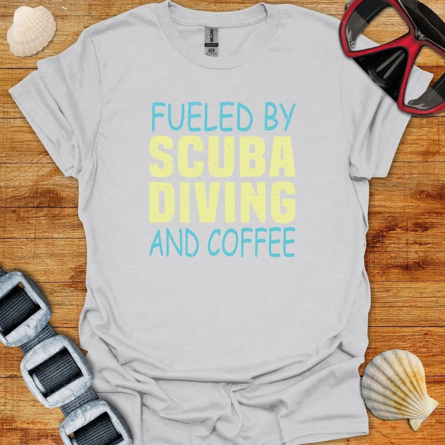 T-Shirt Ice Grey / S Fulled By Scuba and Coffee