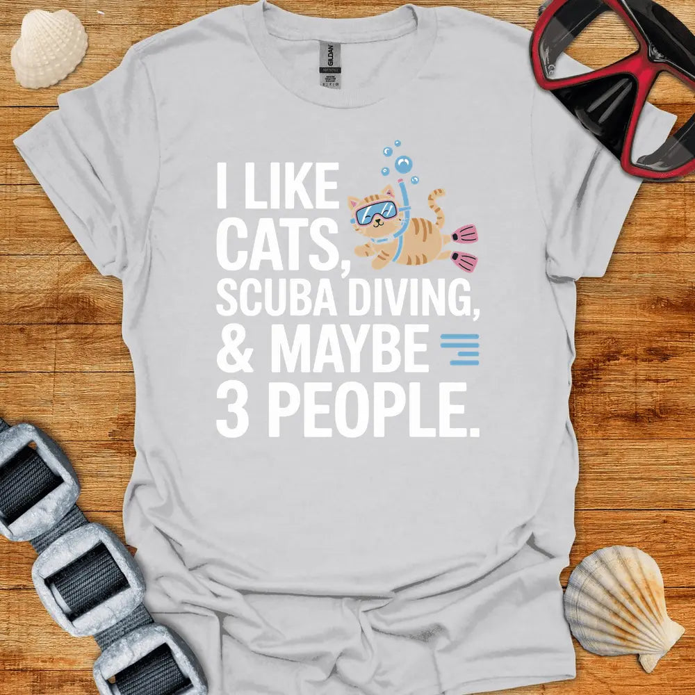 T-Shirt Ice Grey / S I Like Cats T-Shirt