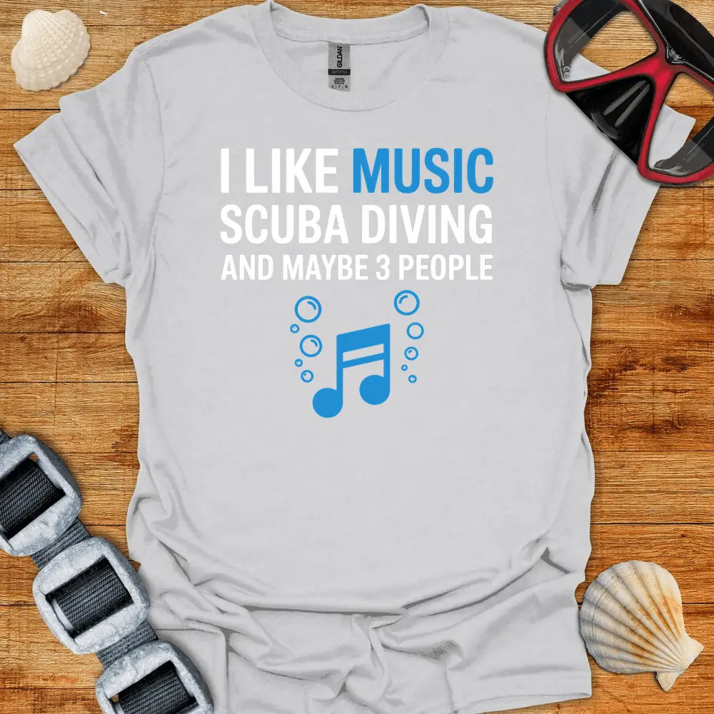 T-Shirt Ice Grey / S I Like Music T-Shirt