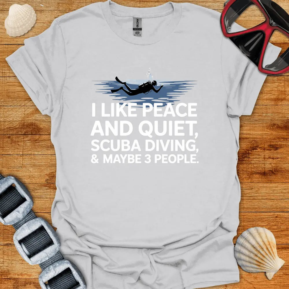 T-Shirt Ice Grey / S I Like Peace T-Shirt