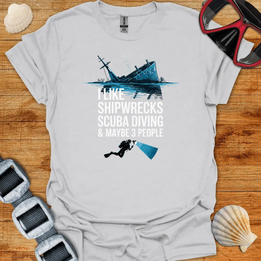 T-Shirt Ice Grey / S I Like Wrecks T-Shirt
