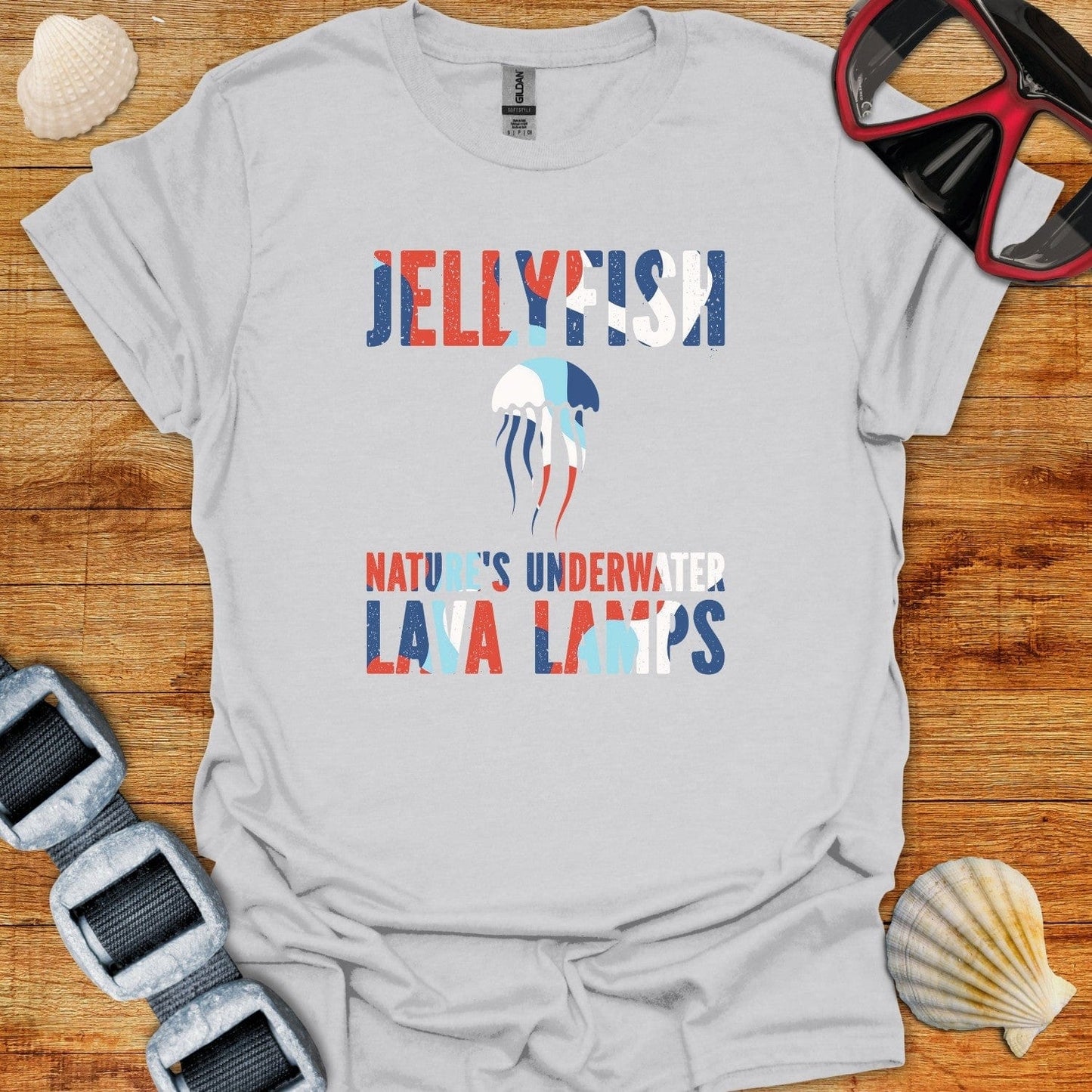 T-Shirt Ice Grey / S Jelly Fish