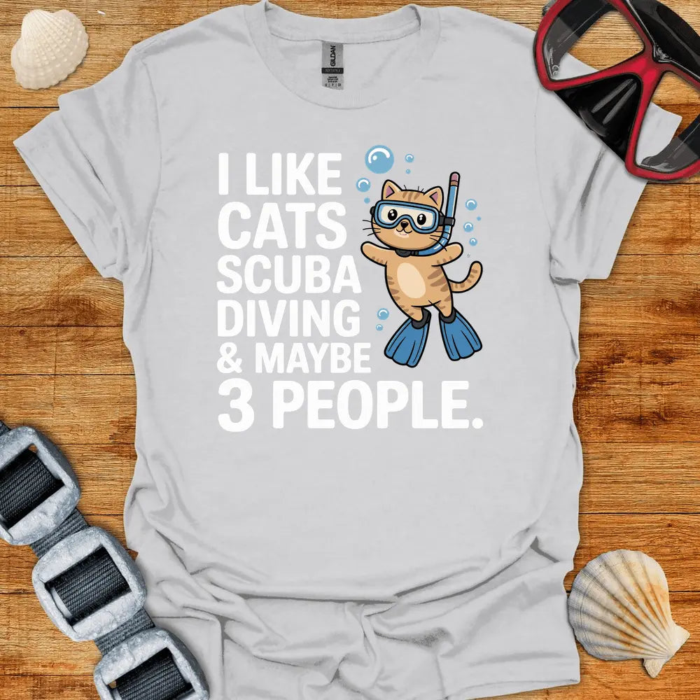 T-Shirt Ice Grey / S Like Cats T-Shirt