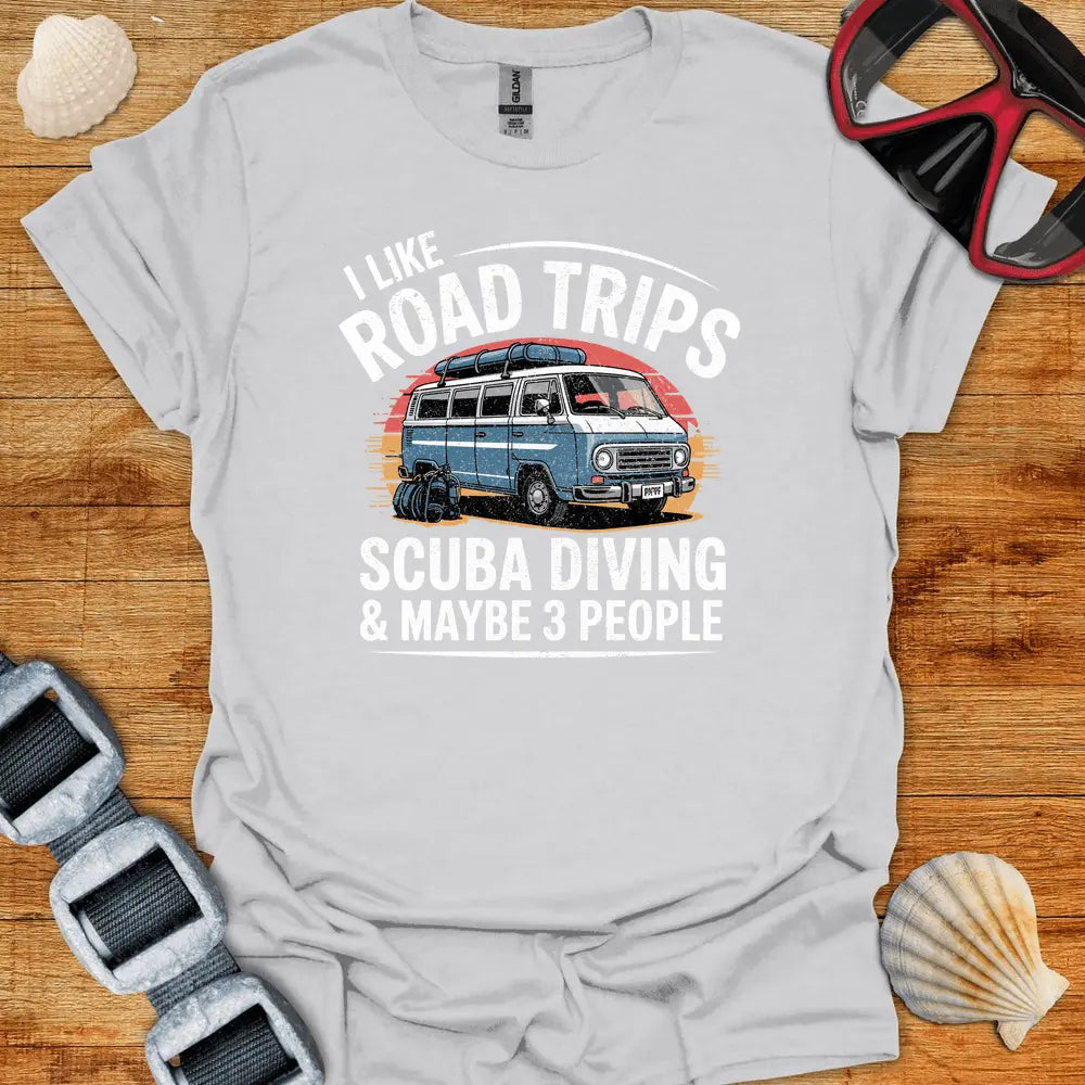 T-Shirt Ice Grey / S Like Road Trips T-Shirt