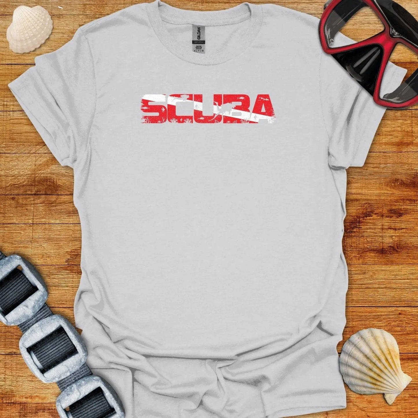 T-Shirt Ice Grey / S Marine Scuba