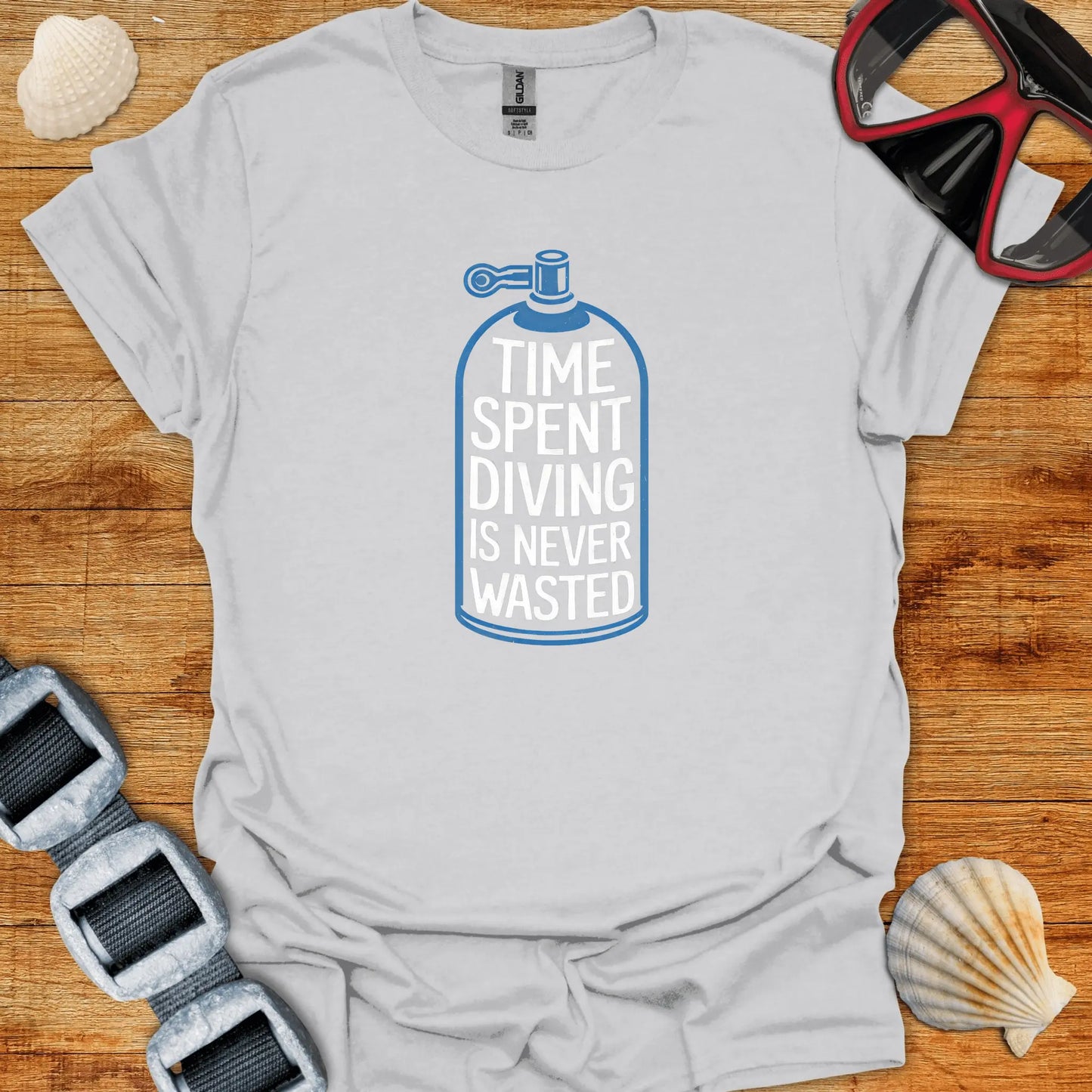 T-Shirt Ice Grey / S Never Wasted T-Shirt