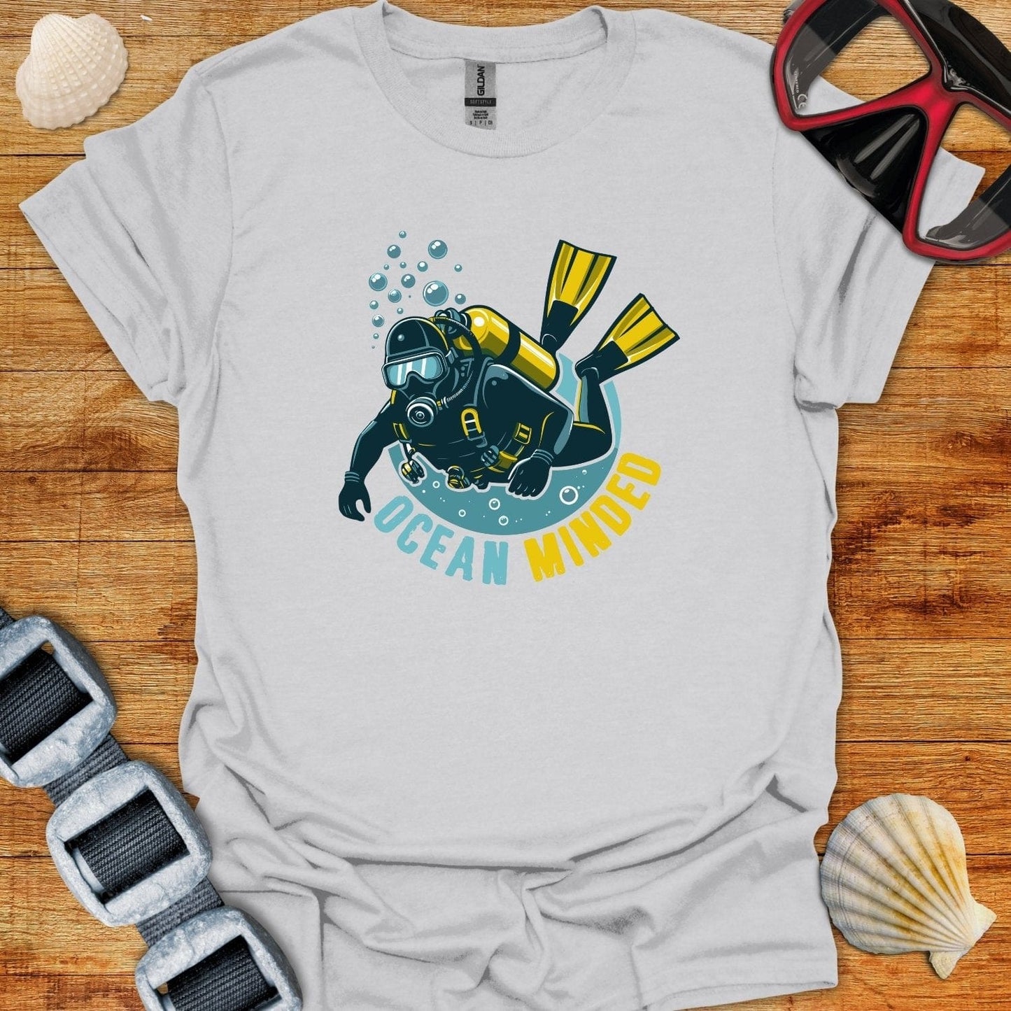 T-Shirt Ice Grey / S Ocean Minded T-Shirt