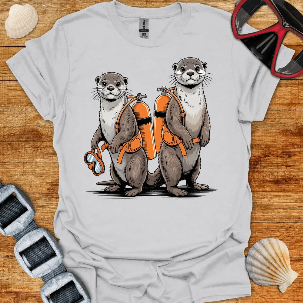 T-Shirt Ice Grey / S Otter Divers T-Shirt